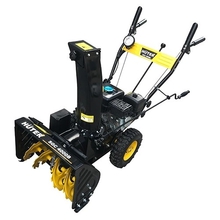 Huter SGC 4000B [70/7/13] Снегоуборщик { 6,5л.с, скорости 4 вперед 2- назад, ширина 56, высата 42. Электростартер от АКБ 12В, ФАРА -есть, Подогрев ручек - нет, объем топлевного бака 3,0.  Вес 65 кг }