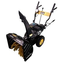 Huter SGC 4100L [70/7/15] Снегоуборщик { 6,5л.с, скорости 5 вперед 2- назад, ширина 56, высата 54. Электростартер ручной, ФАРА -есть, Подогрев ручек - нет, объем топлевного бака 3,6.  Вес 76 кг }