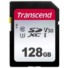 SecureDigital 128Gb Transcend TS128GSDC300S {SDXC Class 10, UHS-I U3}