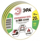 ЭРА C0036548 ПВХ-изолента 15ммх20м желто-зеленая  [043799]