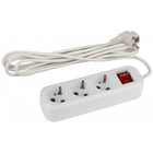 ЭРА Б0035755 Удлинитель UX-3es-5m с заземлением с выключателем 3 гнезда 5 м {ABS-пластик, 3х0,75 мм2}