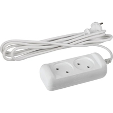 ЭРА Б0028359 Удлинитель U-2-1,5m-2x1 без заземления 2 гнезда 1,5 м {полипропилен, 2х1 мм2}