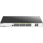 D-Link DGS-3000-28XS/B1A Управляемый коммутатор 2 уровня с 24 портами 1000Base-X SFP и 4 портами 10GBase-X SFP+