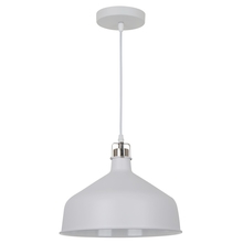 Camelion PL-425L  С71  Белый + хром (Светильник подвесной Amsterdam,  1х E27, 60Вт, 230В, металл)