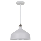 Camelion PL-425L  С71  Белый + хром (Светильник подвесной Amsterdam,  1х E27, 60Вт, 230В, металл)
