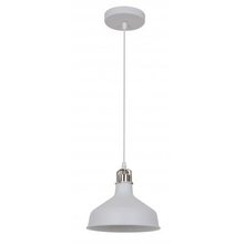 Camelion PL-425S  С71  Белый + хром (Светильник подвесной Amsterdam,  1х E27, 60Вт, 230В, металл)