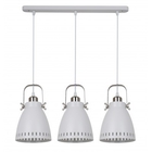 Camelion PL-428S-3  С71  Белый + хром (Светильник подвесной New York,  3х E27, 60Вт, 230В, металл)