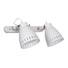 Camelion WML-428-2  С01  белый (Светильник настенный New York,2х E27, 40Вт, 230В, металл)