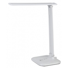 ЭРА Б0031612 Настольный светодиодный светильник NLED-462-10W-W белый {складной, 3 ступенчатый диммер яркости, цвет. темп. 3000К}
