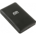 AgeStar 3UBCP3 (BLACK) USB 3.0 Внешний корпус 2.5" SATAIII HDD/SSD USB 3.0, пластик, черный, безвинтовая конструкция
