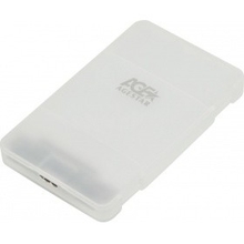 AgeStar 3UBCP3 (WHITE) USB 3.0 Внешний корпус 2.5" SATAIII HDD/SSD USB 3.0, пластик, белый, безвинтовая конструкция