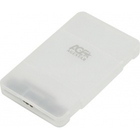 AgeStar 3UBCP3 (WHITE) USB 3.0 Внешний корпус 2.5" SATAIII HDD/SSD USB 3.0, пластик, белый, безвинтовая конструкция