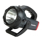 Camelion 2931R2  (фонарь аккум 220В/12В, карбон,   10W  CREE LED, 4В 4А-ч, пластик, коробка)