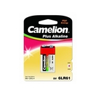 Camelion 6LF22 Plus Alkaline BL-1 (6LR61-BP1, батарейка,9В) (1 шт. в уп-ке) 