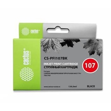 CACTUS PFI-107BK Картридж струйный для Canon IP iPF670/iPF680/iPF685/iPF770/iPF780/iPF785 черный (130мл) CACTUS PFI-107BK Картридж струйный для Canon IP iPF670/iPF680/iPF685/iPF770/iPF780/iPF785 черный (130мл)