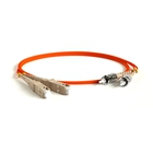 Hyperline FC-D2-50-SC/­PR-ST/­PR-H-10M-LSZH-OR Патч-корд волоконно-оптический (шнур) MM 50/­125, ST-SC, 2.0 мм, duplex, LSZH, 10 м