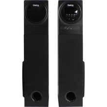 Dialog Progressive AP-2300 BLACK - акустические колонки 2.0, 2*40W RMS,  Bluetooth, FM+USB+SD reader