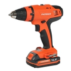 PATRIOT BR 140Li Дрель-шуруповерт аккумуляторная [180301520] { две батареи Li-Ion 14.4V, 1,5 Ah, 47 Нм, большой кейс, зарядка за 1 час, комплект бит и сверл }