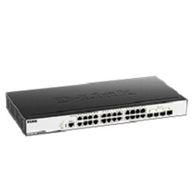 D-Link DGS-3000-28X/B1A Управляемый коммутатор 2 уровня с 24 портами 10/100/1000Base-T и 4 портами 10GBase-X SFP+
