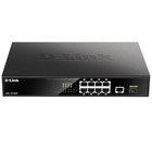 D-Link DGS-1010MP/A1A Неуправляемый коммутатор с 9 портами 10/100/1000Base-T, 1 портом 1000Base-X SFP, функцией энергосбережения и поддержкой QoS (8 портов с поддержкой PoE 802.3af/802.3at (30 Вт)