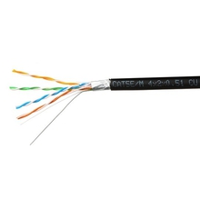 SkyNet Кабель FTP outdoor 4x2x0,51, медный, FLUKE TEST, кат.5e, однож., 305 м, box, черный [CSP-FTP-4-CU-OUT]