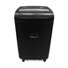 ГЕЛЕОС Уничтожитель документов УО36-4 DIN P-4 {(4 ур-нь секр.), фрагмент 3,9х30мм, 29-33 лист (70г/м2), CD/пл.карты/скрепки/скобы, 36 л.}