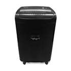 ГЕЛЕОС Уничтожитель документов УО36-4 DIN P-4 {(4 ур-нь секр.), фрагмент 3,9х30мм, 29-33 лист (70г/м2), CD/пл.карты/скрепки/скобы, 36 л.}