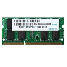 Apacer DDR3 SODIMM 4GB DV.04G2K.KAM PC3-12800, 1600MHz, 1.35V Apacer DDR3 SODIMM 4GB DV.04G2K.KAM PC3-12800, 1600MHz, 1.35V