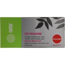 CACTUS TK-5220M Тонер-картридж для Kyocera Ecosys M5521cdn/M5521cdw/P5021cdn/P5021cdw, пурпурный, 1200 стр.