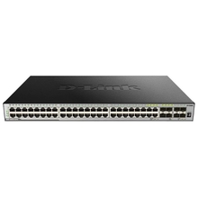 D-Link DGS-3630-52TC/A1ASI PROJ Управляемый стекируемый коммутатор 3 уровня с 44 портами 10/100/1000Base-T, 4 комбо-портами 10/100/1000Base-T/SFP, 4 портами 10GBase-X SFP+