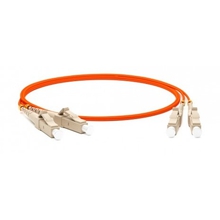Hyperline FC-D2-50-LC/PR-LC/PR-H-10M-LSZH-OR Патч-корд волоконно-оптический (шнур) MM 50/125, LC-LC, 2.0 мм, duplex, LSZH, 10 м  