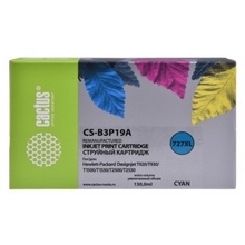 B3P19A CACTUS Картридж №727 для HP DJ T920/T1500/T2530, голубой (130мл)