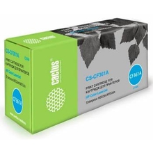 CACTUS CF361A Тонер Картридж CS-CF361A для HP CLJ M552dn/M553dn/M553N/M553x (5000стр.), голубой CACTUS CF361A Тонер Картридж CS-CF361A для HP CLJ M552dn/M553dn/M553N/M553x (5000стр.), голубой