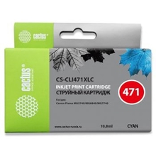 Cactus CLI-471XL C Картридж для Canon MG5740/MG6840/MG7740, голубой