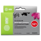 Cactus CLI-521M  Картридж  для Canon MP540/620/630/980/PIXMA iP4700, пурпурный