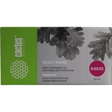 Cactus CLT-K404S Картридж (CS-CLT-K404S) для Samsung Xpress SL-C430/C430W/C480/C480W/C480FW (1500стр.) чёрный, с чипом
