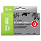Cactus CS-CLI8BK Картридж струйный для Canon MP470/MP500/MP530/MP600/MP800/MP810/MP830/MP970, чёрный