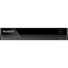 Falcon Eye FE-MHD2216 16 канальный 5 в 1 регистратор: запись 16кан 5Мп Lite*12k/с; 1080P*15k/с; 720P*25k/с; Н.264/H.265/H265+; HDMI, VGA, SATA*2 (до 10TB HDD), 2 USB; Аудио 1/1