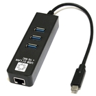 5bites UA3C-45-10BK Кабель-адаптер  USB3.1 / 3*USB3.0 / RJ45 1G / BLACK