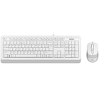 A-4Tech Клавиатура + мышь A4 Fstyler F1010 WHITE клав:белый/серый мышь:белый/серый USB [1147556]