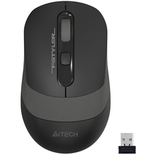 A-4Tech Мышь Fstyler FG10 GREY черный/серый оптическая (2000dpi) беспроводная USB [1147564]