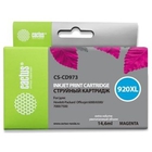 Cactus CD973AE Картридж №920XL для HP DJ 6000/6500/7000/7500, пурпурный