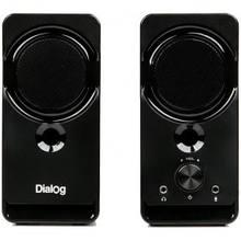 Dialog Stride AST-22UP - акустические колонки 2.0, 8W RMS, Phone Out, Mic In, черные, питание от USB