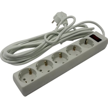 Exegate EX279359RUS Удлинитель ExeGate EC-5-5W (5 розеток, 5м, евровилка, белый) Exegate EX279359RUS Удлинитель ExeGate EC-5-5W (5 розеток, 5м, евровилка, белый)