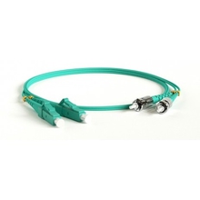 Hyperline FC-D2-503-LC/PR-ST/PR-H-3M-LSZH-AQ Патч-корд волоконно-оптический (шнур) MM 50/125(OM3), LC-ST, duplex, LSZH, 3 м Hyperline FC-D2-503-LC/PR-ST/PR-H-3M-LSZH-AQ Патч-корд волоконно-оптический (шнур) MM 50/125(OM3), LC-ST, duplex, LSZH, 3 м