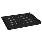 Cabeus SH-J018-FC-600m-BK Полка 19" перфорированная глубиной 400 мм для напольных и настенных шкафов глубиной 600 мм, цвет черный (RAL 9004)