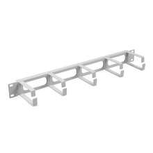 Cabeus JB08-1U-GY Кабельный органайзер горизонтальный 19" 1U, 5 колец, металлический, цвет серый (RAL7035) Cabeus JB08-1U-GY Кабельный органайзер горизонтальный 19" 1U, 5 колец, металлический, цвет серый (RAL7035)