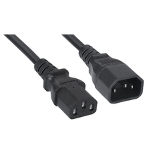 Cabeus PC-189-VDE-0.6M Кабель питания монитор-компьютер IEC 320 C13 - IEC 320 C14 (3x0.75). 0.6м