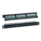 Cabeus PLHD-48-Cat.6-Dual IDC-1U Патч-панель высокой плотности 19", 1U, 48 портов RJ-45, категория 6, Dual IDC