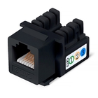 Cabeus KJ-RJ12-90-BK Degree Вставка Keystone Jack, RJ-12(6P6C), угол 90 градусов, 110 IDC, черная